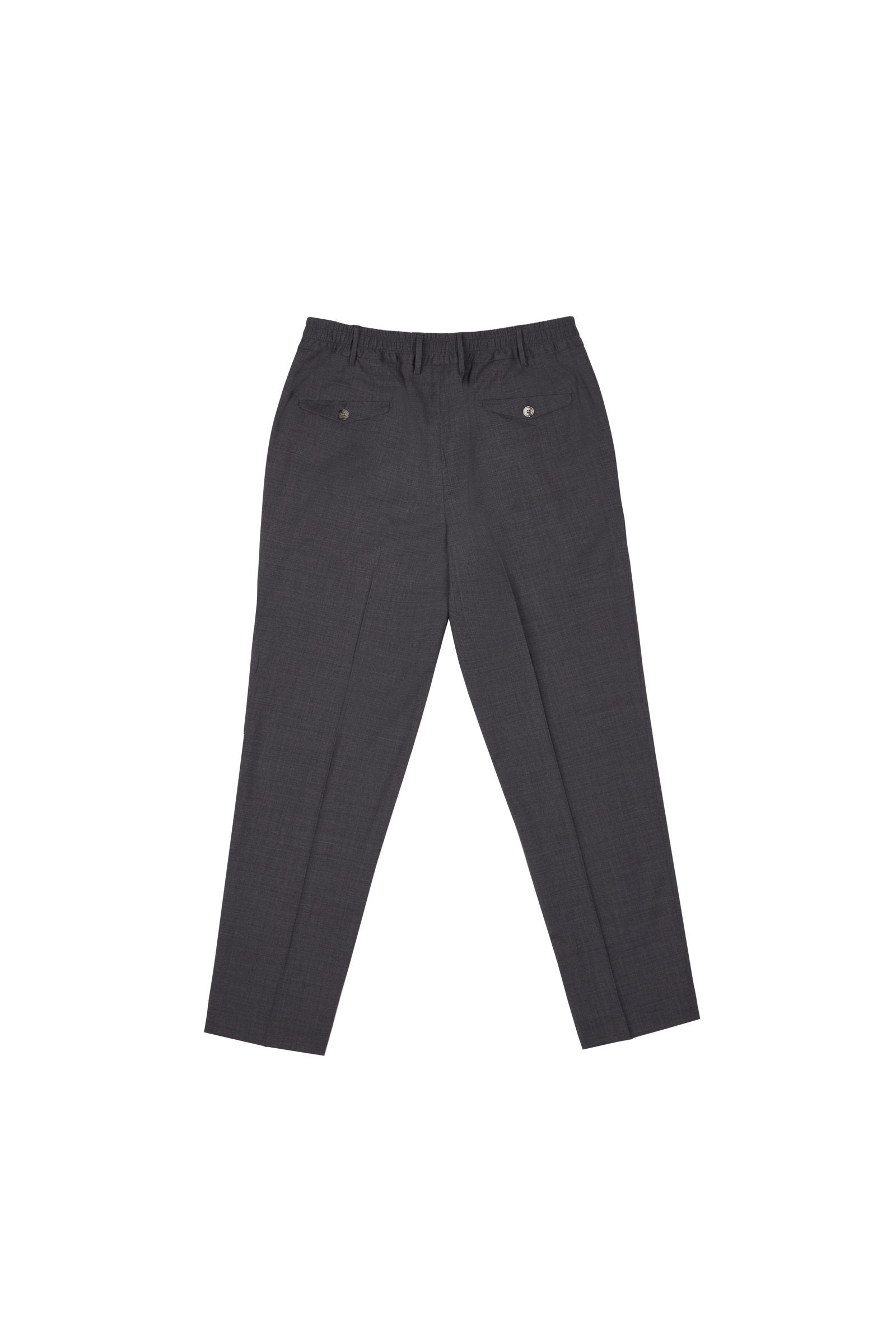 Pantalone uomo in lana grigio - foto 4