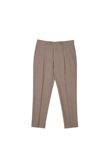 Pantalone pied de poule marrone - foto 1