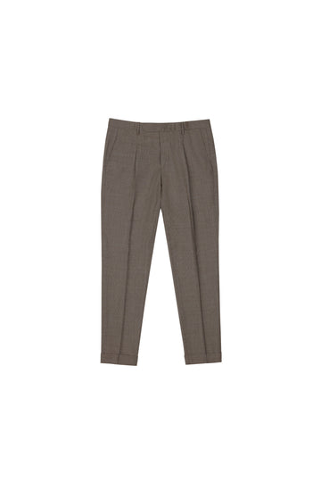 Pantalone pied de poule grigio - foto 1