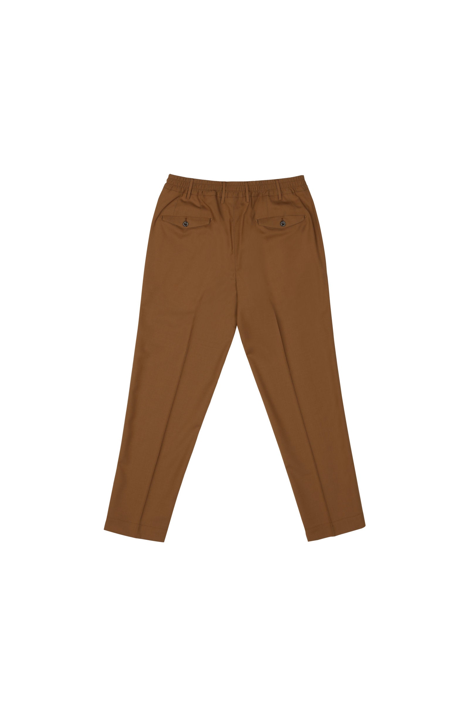 Pantalone classico in lana cuoio - foto 3