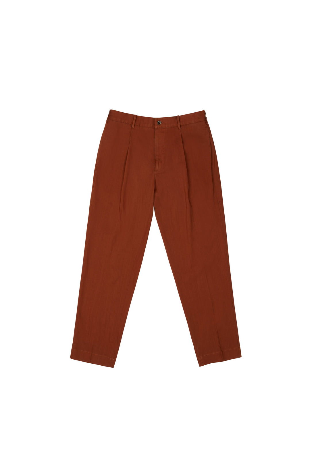 Pantalone in cotone ruggine - foto 1